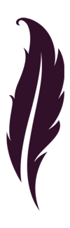 feather purple